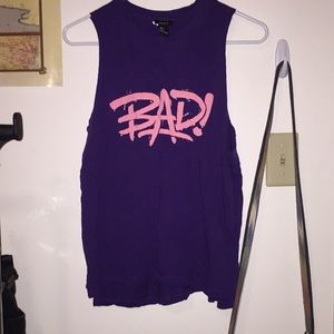 Michael Jackson BAD tank shirt